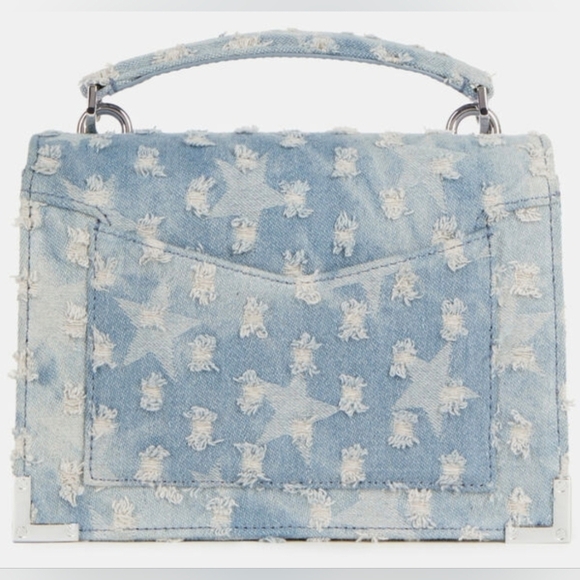 NEW! THE KOOPLES, Emily Star Denim Bag, Blue, MSRP $495 - Picture 2 of 11